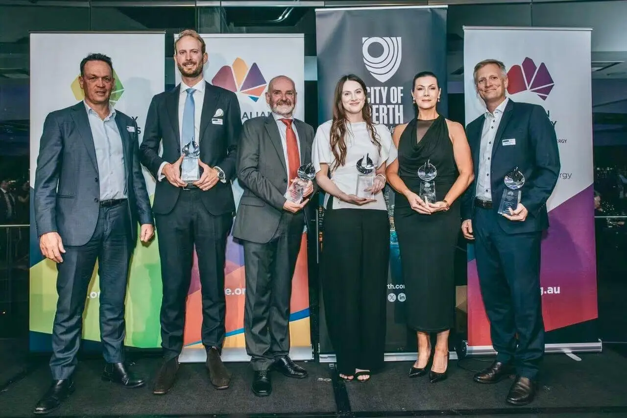 A photo of all the winners of the Energy Innovation of the Year Award 2026